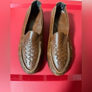 SAS Tripad Comfort Women Brown Slip on Leather Loafers 9.5M